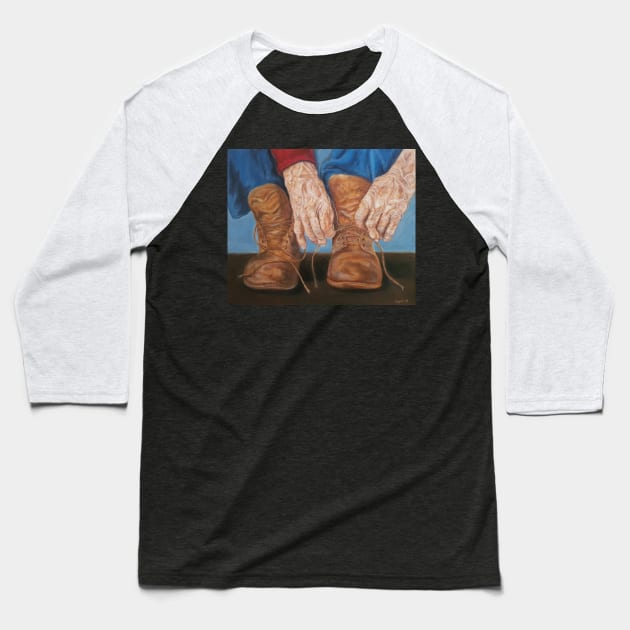 Work hands Baseball T-Shirt by Kunstner74